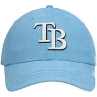 Casquette ajustable 47 pour femmes Tampa Bay Rays Team Miata Clean Up bleu clair