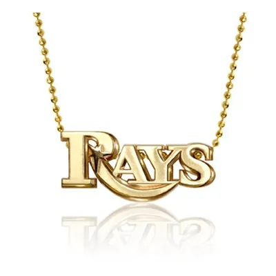 Tampa Bay Rays Alex Woo Women's 16" Little Logo 14k Yellow Gold Necklace