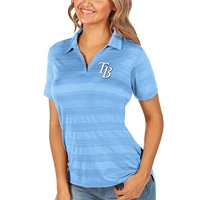 Women's Antigua Blue Tampa Bay Rays Compass Polo