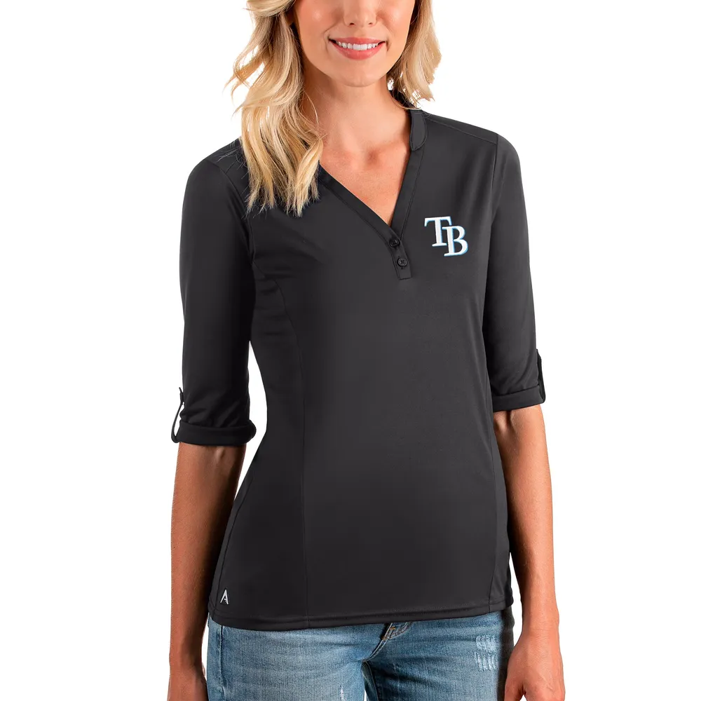 Fanatics TB Tampa Bay Rays MLB Blue Short Sleeve T-Shirt Women