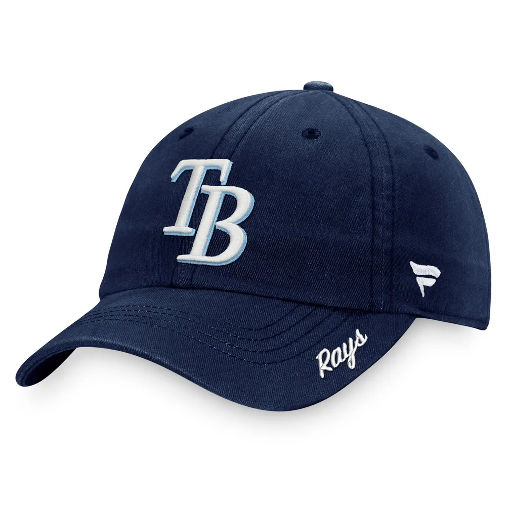 Women's Fanatics Branded Navy Tampa Bay Rays Official Logo Long