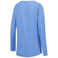 Women's Fanatics  Light Blue Tampa Bay Rays Team Long Sleeve T-Shirt