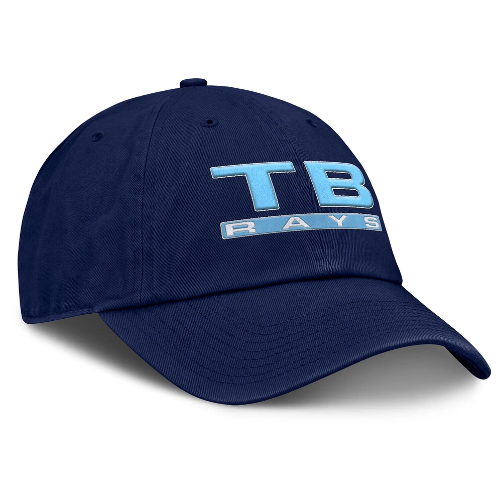 Casquette ajustable Fly Out pour femme de la marque Fanatics Navy Tampa Bay Rays