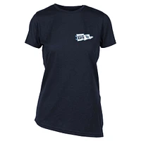 Women's Levelwear Navy Tampa Bay Rays Birch Rafters T-Shirt