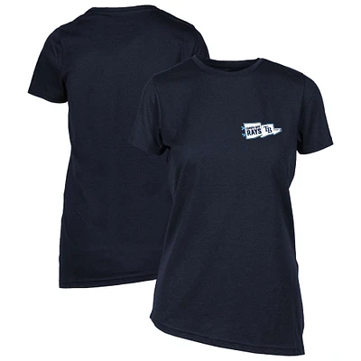 Women's Levelwear Navy Tampa Bay Rays Birch Rafters T-Shirt