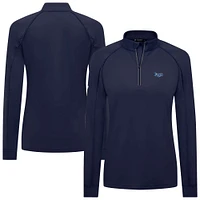 Haut à glissière quart de tour Kinetic Insignia 2.0 bleu marine pour femme Levelwear des Tampa Bay Rays