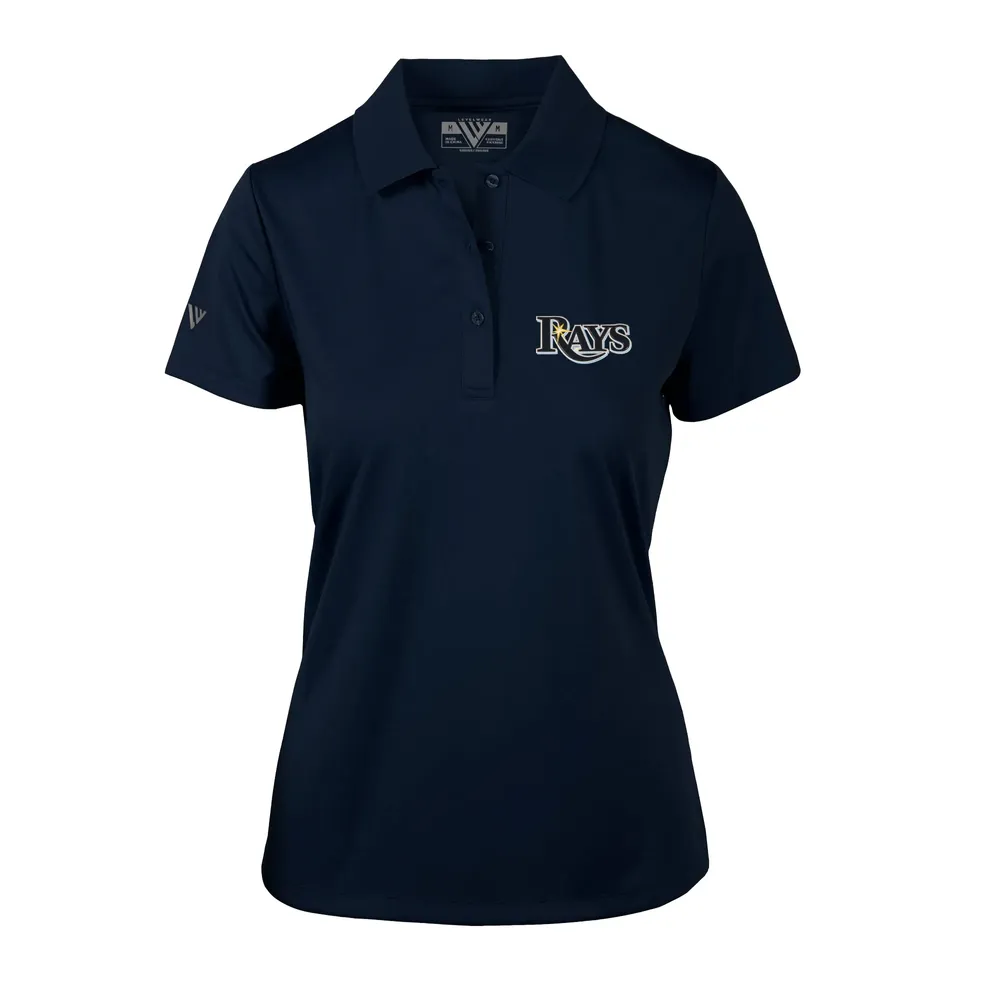 Tampa Bay Rays Cutter & Buck Prospect Textured Stretch Polo - Light Blue