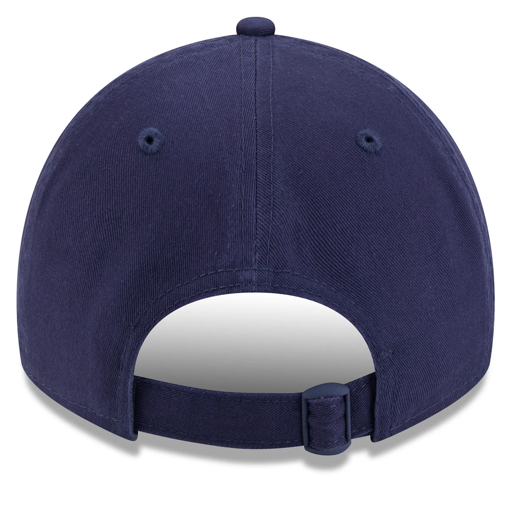 Women's New Era  Navy Tampa Bay Rays 2025 Spring Training Floral 9TWENTY Adjustable Hat