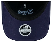 Women's New Era Navy Tampa Bay Rays Corduroy 9TWENTY Adjustable Hat