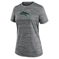 Women's Nike  Charcoal Tampa Bay Rays 2024 City Connect Authentic Collection Velocity Performance T-Shirt