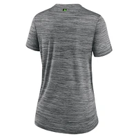 Women's Nike  Charcoal Tampa Bay Rays 2024 City Connect Authentic Collection Velocity Performance T-Shirt