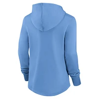 Women's Nike Light Blue Tampa Bay Rays Authentic Collection Pregame Performance Pullover Hoodie