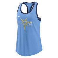 Women's Nike Light Blue Tampa Bay Rays X-Ray Racerback Performance Tank Top