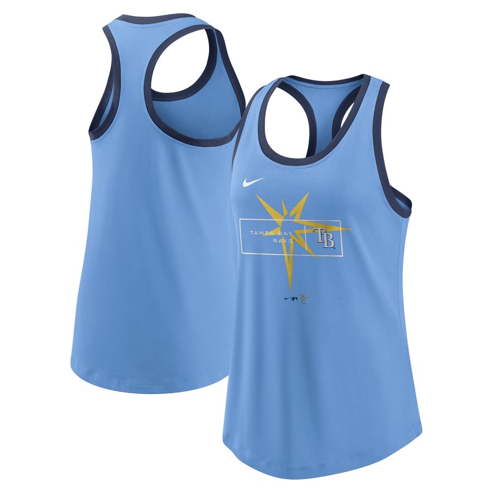 Women's Nike Light Blue Tampa Bay Rays X-Ray Racerback Performance Tank Top