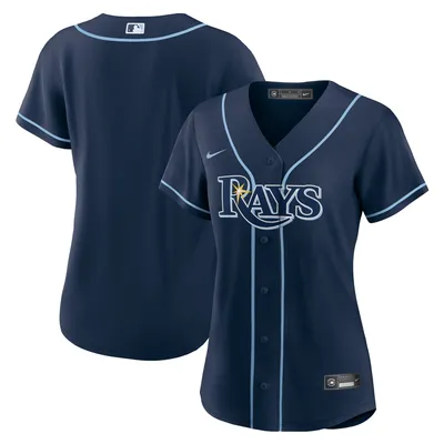 Youth White Tampa Bay Rays Home Replica Blank Team Jersey