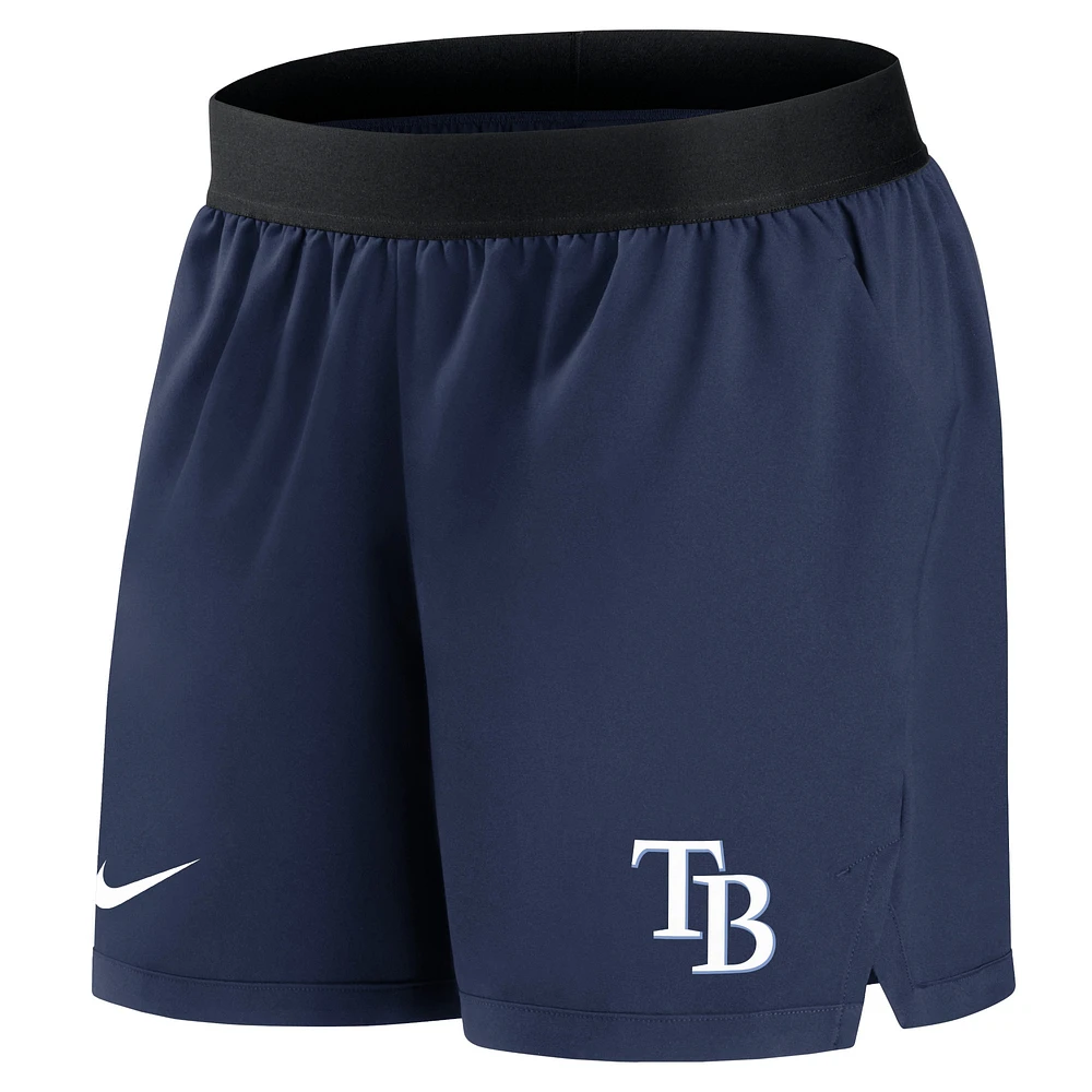 Women's Nike Navy Tampa Bay Rays Authentic Collection Team Performance Shorts