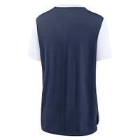 Women's Nike  Navy Tampa Bay Rays Local Touch Fashion T-Shirt
