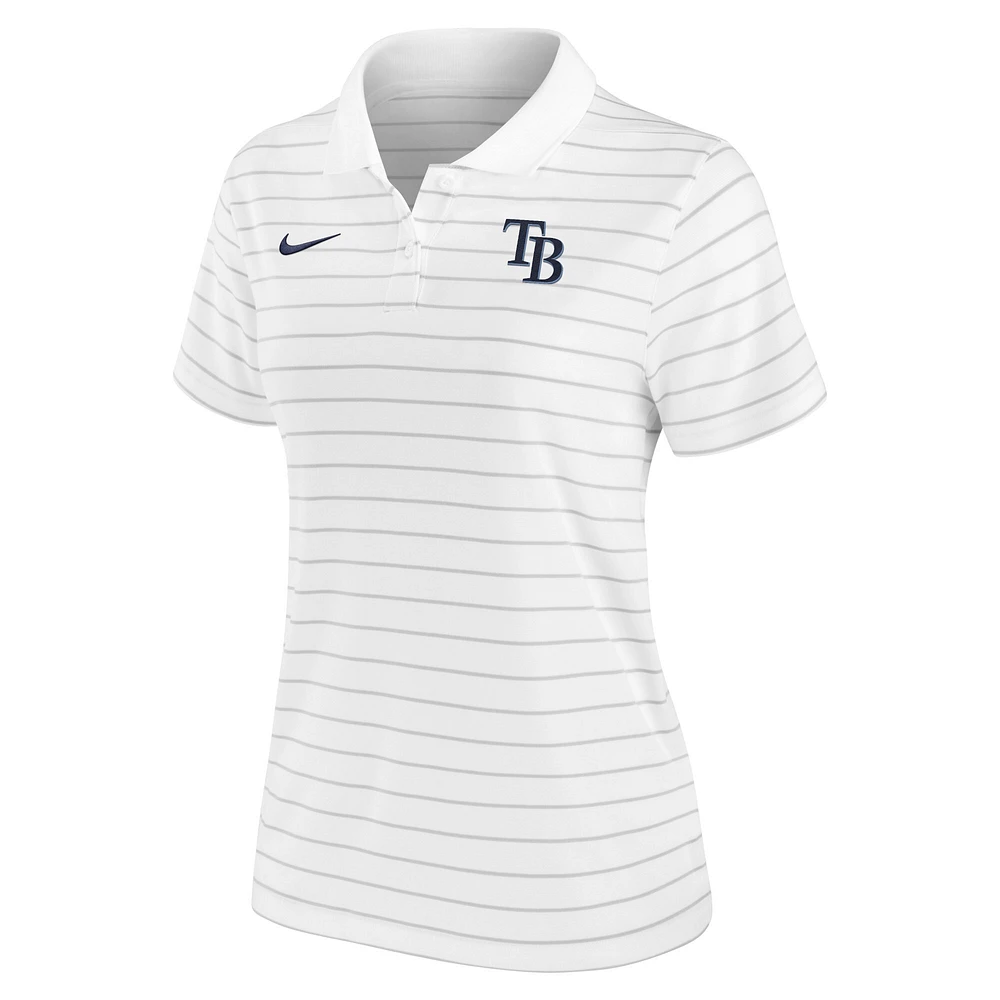 Women's Nike White Tampa Bay Rays Authentic Collection Victory Performance Polo