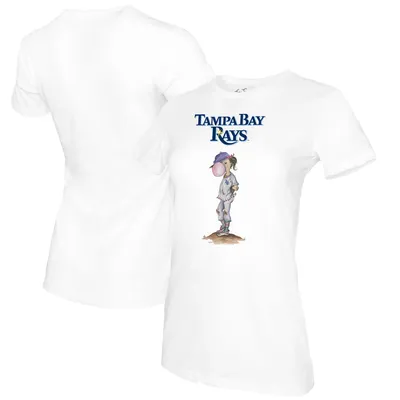 Lids Tampa Bay Rays Tiny Turnip Youth Clemente T-Shirt - White