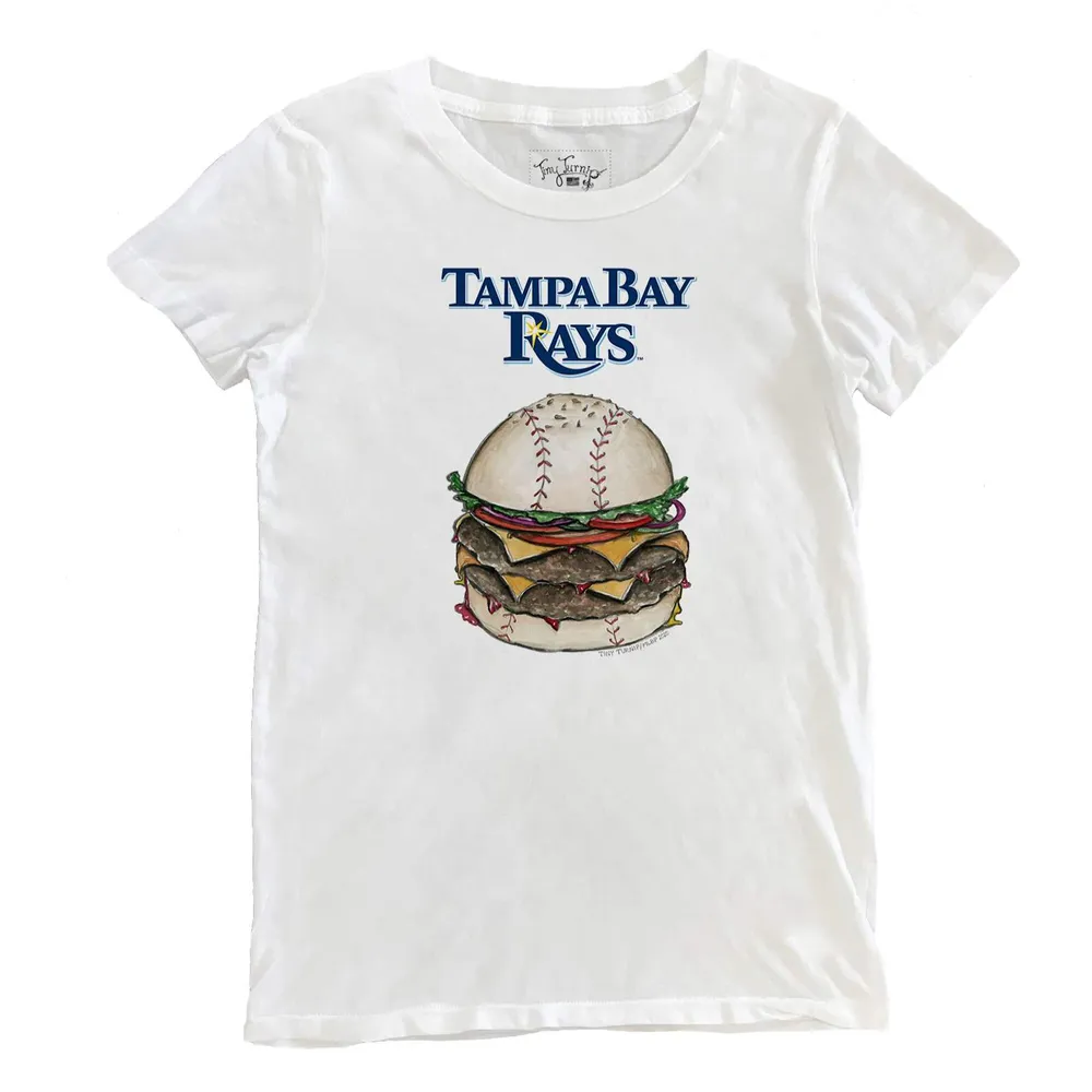 Lids Tampa Bay Rays Tiny Turnip Women's Clemente T-Shirt - White