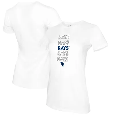 Tiny Turnip Tampa Bay Rays Slugger Tee Shirt Women's Xs / White