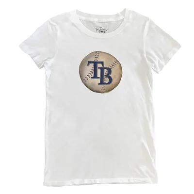 Lids Tampa Bay Rays Tiny Turnip Infant Blooming Baseballs T-Shirt