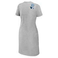 Robe t-shirt nouée WEAR by Erin Andrews gris chiné Rayons de Tampa Bay pour femme