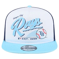 Youth New Era  White Tampa Bay Rays Retro 9FIFTY Snapback Hat