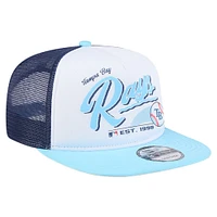 Youth New Era  White Tampa Bay Rays Retro 9FIFTY Snapback Hat