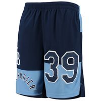 Youth Kevin Kiermaier Navy Tampa Bay Rays Pandemonium Name & Number Shorts