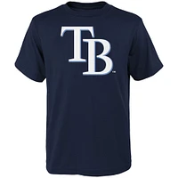 Youth Navy Tampa Bay Rays Logo Primary Team T-Shirt