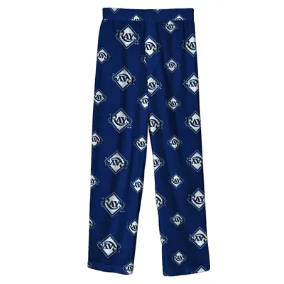 Tampa Bay Rays Youth Team Color Logo Pants - Navy
