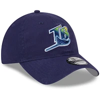 Youth New Era  Navy Tampa Bay Rays 2025 Batting Practice 9TWENTY Adjustable Hat