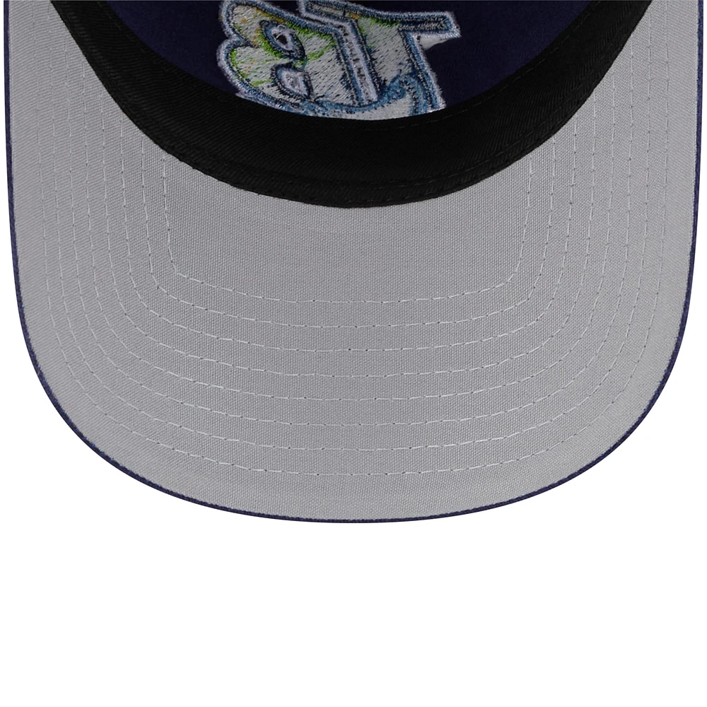 Youth New Era  Navy Tampa Bay Rays 2025 Batting Practice 9TWENTY Adjustable Hat