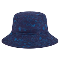 Bob bob New Era bleu marine Tampa Bay Rays 2025 à imprimé intégral pour l'entraînement de printemps