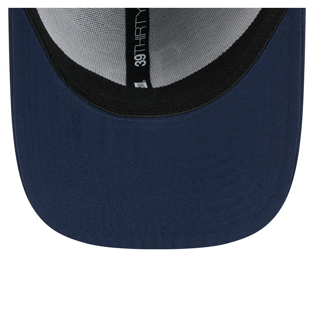 Youth New Era Navy Tampa Bay Rays Camo 39THIRTY Flex Hat