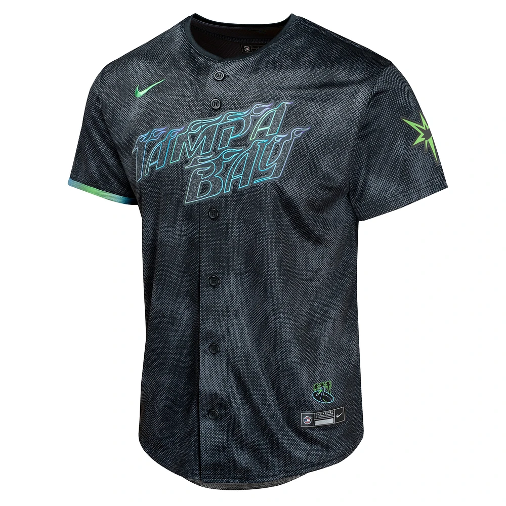 Maillot Nike noir Tampa Bay Rays 2024 City Connect Limited pour jeune