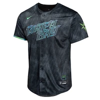 Maillot Nike noir Tampa Bay Rays 2024 City Connect Limited pour jeune