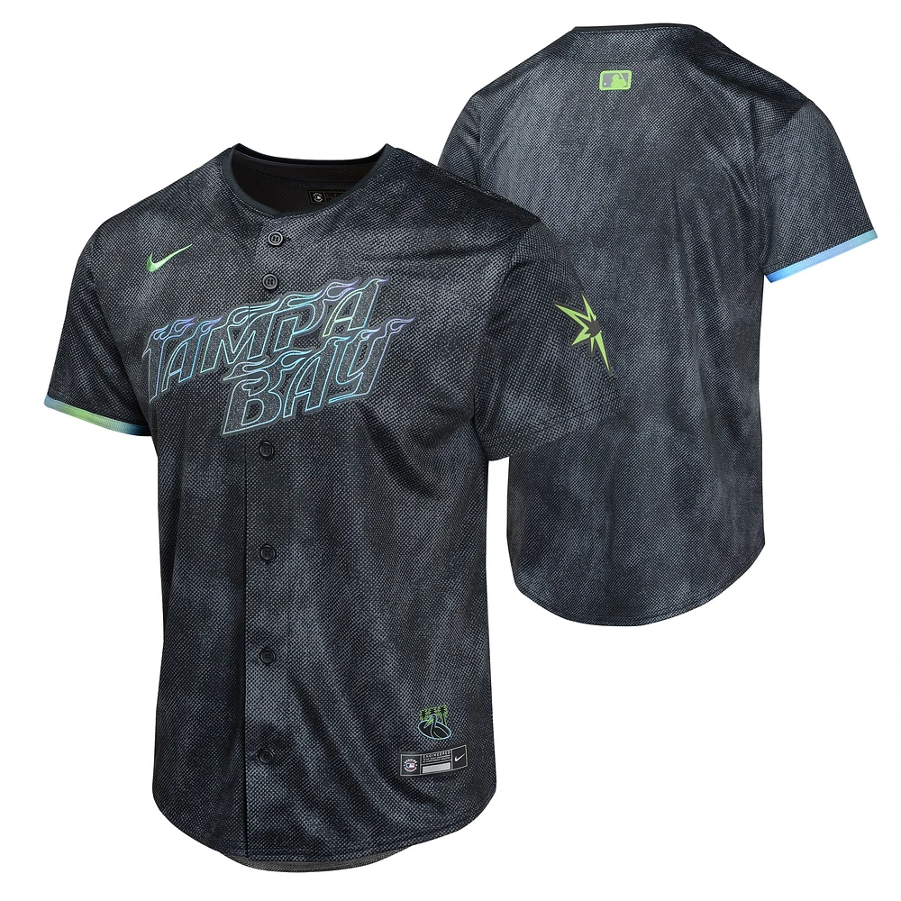 Maillot Nike noir Tampa Bay Rays 2024 City Connect Limited pour jeune