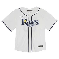 Maillot de match à domicile Nike blanc pour jeunes des Tampa Bay Rays