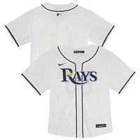 Maillot de match à domicile Nike blanc pour jeunes des Tampa Bay Rays