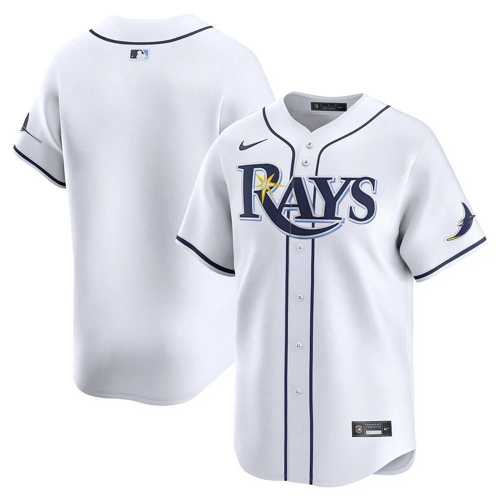 Maillot Nike blanc Tampa Bay Rays Home Limited pour jeunes