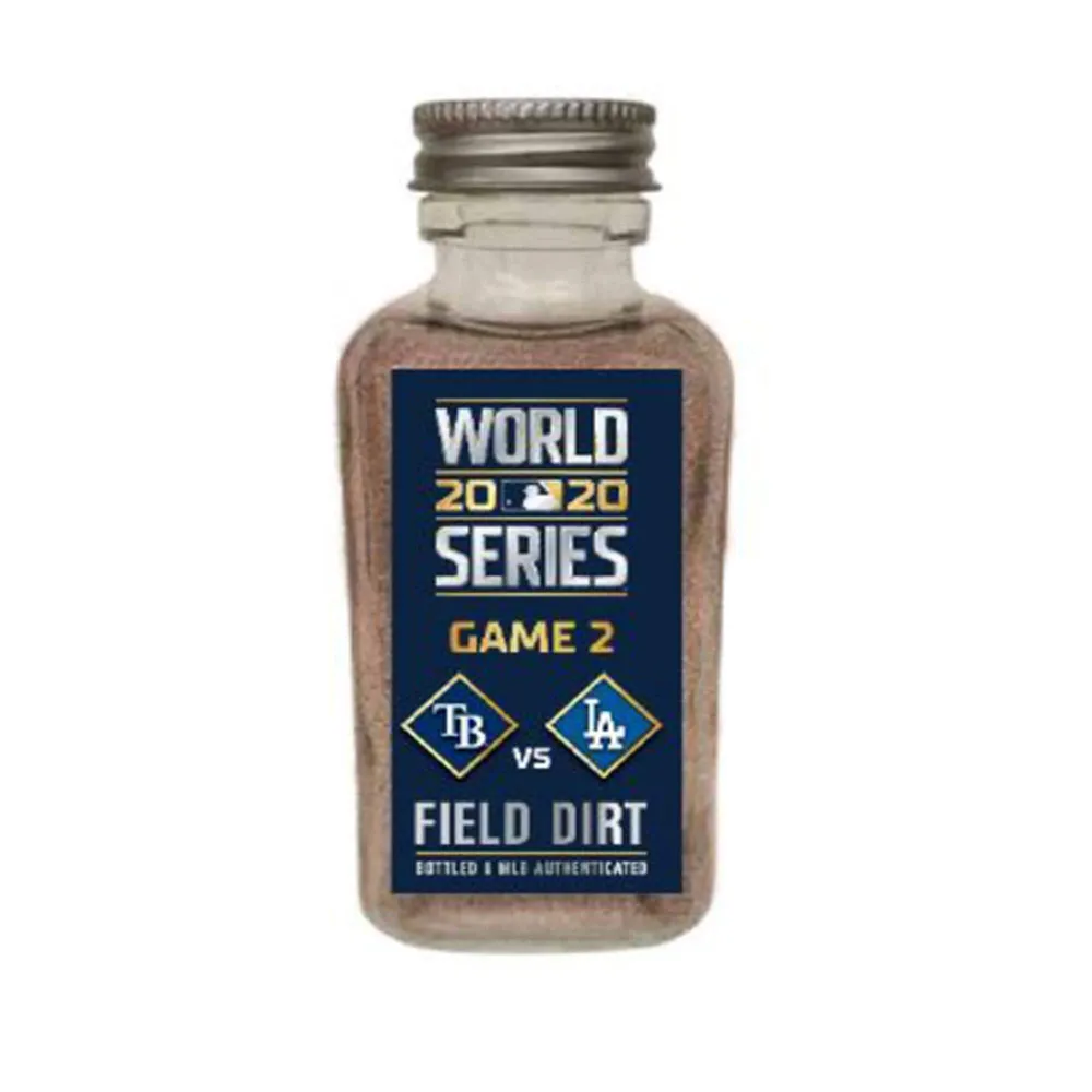Lids Tampa Bay Rays vs. Los Angeles Dodgers Game-Used Dirt Jar from Game 2  of the 2020 World Series