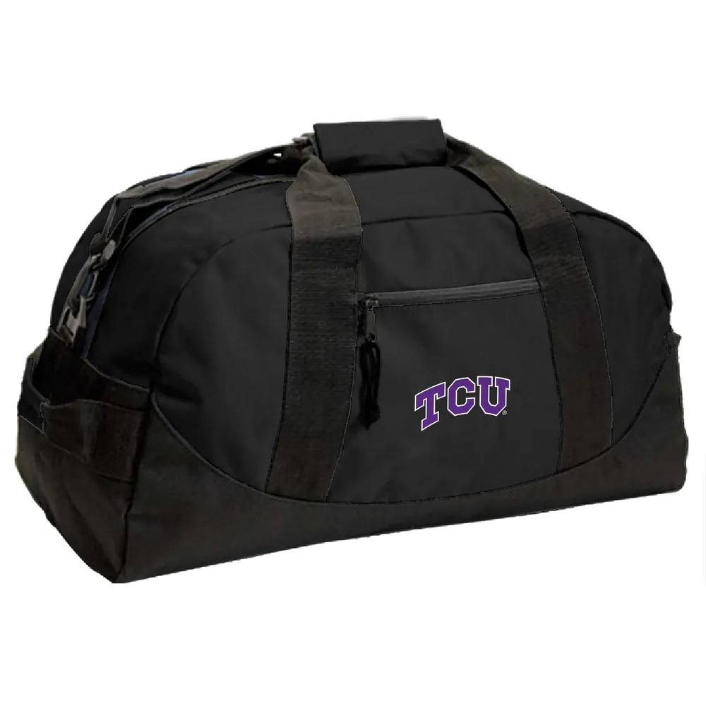 Lids TCU Horned Frogs Dome Duffel Bag - Black