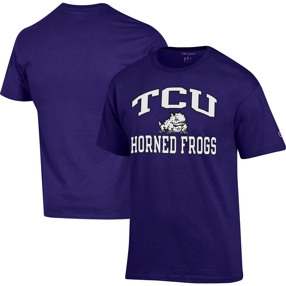 Champion Purple TCU Horned Frogs High Motor T-shirt pour homme