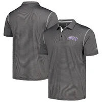 Colosseum Black TCU Horned Frogs Cameron Polo Homme