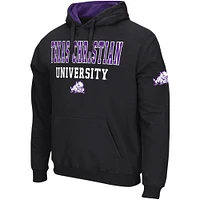 Sweat à capuche Colosseum Black TCU Horned Frogs Sunrise pour homme