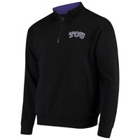 Men's Colosseum TCU Horned Frogs Tortugas Logo Quarter-Zip Jacket