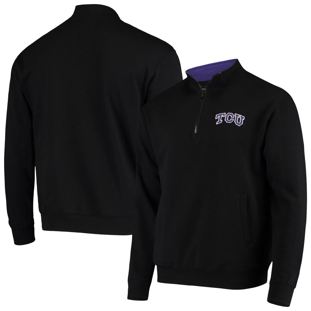 Men's Colosseum TCU Horned Frogs Tortugas Logo Quarter-Zip Jacket