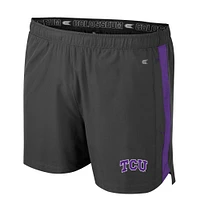 Men's Colosseum Charcoal TCU Horned Frogs Langmore Shorts